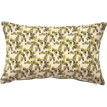 Povlak na dekorativní polštářek Blancheporte Polštář s potiskem skvrn přírodní/fialová 30x50 cm