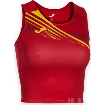 Běžecké oblečení Dámský top JOMA ELITE X, barva červená, velikost S