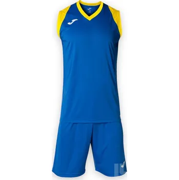 Basketbalový komplet JOMA FINAL II, barva modrá - žlutá, velikost XL