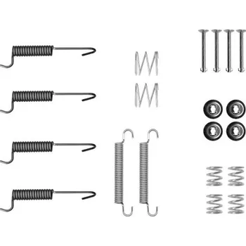 Brzdová čelist Sada příslušenství, parkovací brzdové čelisti TEXTAR 97048400