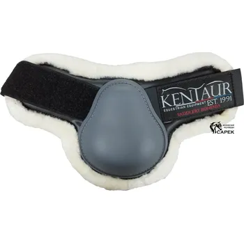 Koňské kamaše Strouhavky Kentaur -PROFI JUMP: UMĚLÝ BERÁNEK NT- - Hnědá/Bílá - Full
