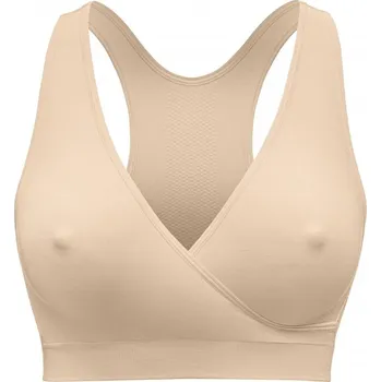 Těhotenské spodní prádlo Medela Noční těhotenská a kojicí podprsenka Keep Cool™ Barva: béžová, Velikost: M