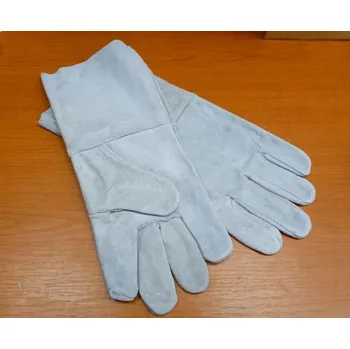 Pracovní rukavice Rukavice svářečské bílé , vel. č.11 , MERLIN XT-JA116017-11