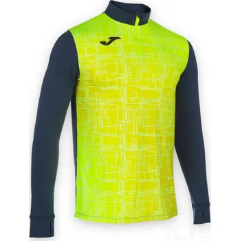 Pánská mikina Mikina JOMA ELITE VIII, barva tmavě modrá - žlutá, velikost 4XS - 3XS