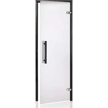 Dveře do sauny "A" 8x21 Satin 790x2090 mm Black