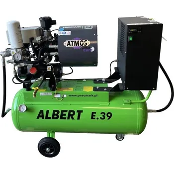 Kompresor Šroubový kompresor Atmos Albert E.39 + Vzdušník + Sušička