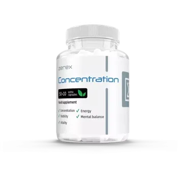 Přípravek na podporu paměti a spánku Zerex Koncentrace - pro jasnou mysl a harmonii