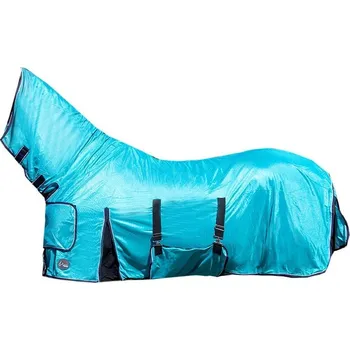 Deka pro koně HKM Deka proti hmyzu Lissabon Style HKM, s krkem, aqua Délka zad: 165 cm