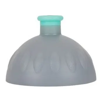 Zdravá láhev - víčko šedé/zátka zelená 571