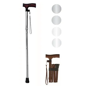 DMA 413 AS - Silver/chrom Duralová hůl skládací nízká