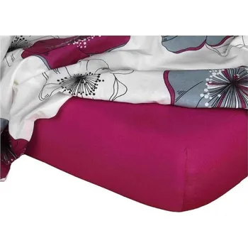 Prostěradlo Prostěradlo Jersey prostěradlo ostružinová 200x200