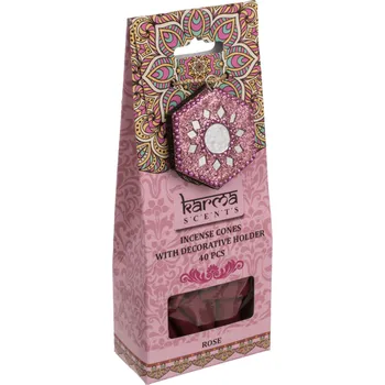 Svíčka Vonné kužely Mandala Vůně: Růže