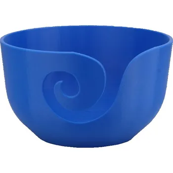 Organizér galanterie Pro Háčkování Miska na klubíčko VLNKA, M modrá