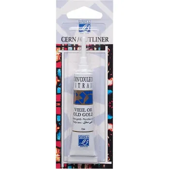 Speciální výtvarná barva L&B kontura Vitrail 704 Old Gold 20 ml