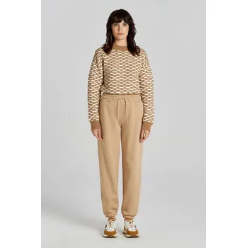 TEPLÁKY GANT REL SHIELD SWEATPANTS DARK KHAKI