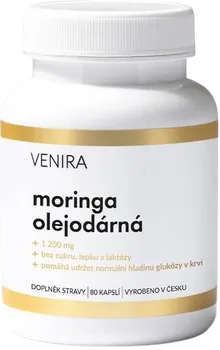 Přírodní produkt VENIRA Moringa olejodárná 1200 mg 80 cps.