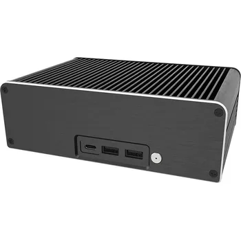 PC skříň AKASA Newton CRC/UCFF 4'' x 4''/Černá A-NUC93-M2B