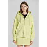 MIKINA GANT REL SUNFADED ZIP HOODIE PASTEL LIME