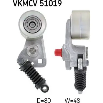 Napínák, žebrovaný klínový řemen SKF VKMCV 51019