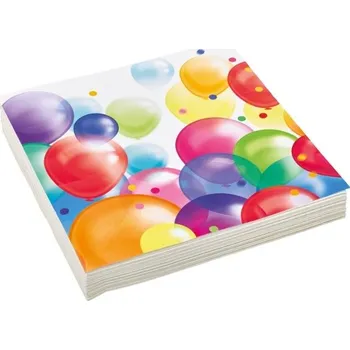 Papírový ubrousek "Balónky" ubrousky 20 ks, 33 cm