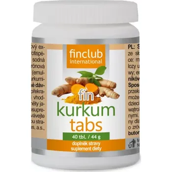 Přírodní produkt Fin Kurkumtabs 40 tablet