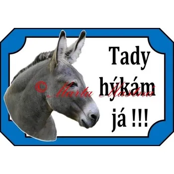 Cedulka osel - Bez samolepicí vrstvy