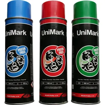 Značení hospodářského zvířete Sprej značkovací Unimark, 500 ml - zelená