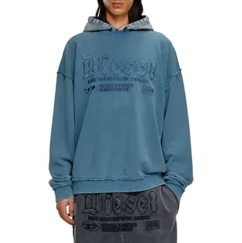 Pánská mikina MIKINA DIESEL S-BOXT-RAW SWEAT-SHIRT ENSIGN BLUE