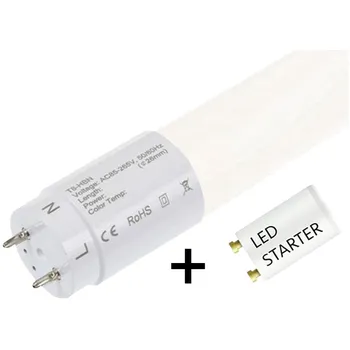 LED osvětlení LEDsviti LED trubice T8 G13 18W 4000K + startér