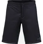 ŠORTKY PEAK PERFORMANCE M INSULATED WIND SHORTS BLACK/GREY MELANGE