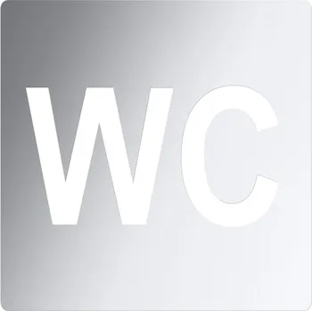 Madlo do koupelny Ikona - piktogram Bemeta Hotelové vybavení WC čtverec nerez lesk