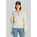 MIKINA GANT ARCH HALF ZIP SWEAT OAT MELANGE