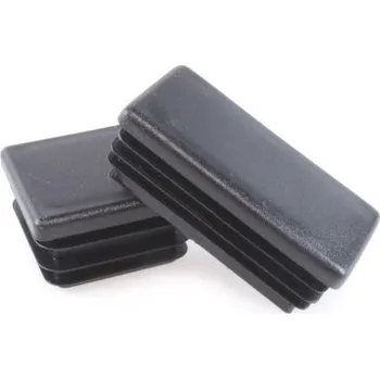 Stavební profil Zátka do jeklu - černý plast: 60 x 60