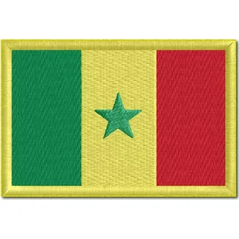 Nášivka Pelisport Senegalská vlajka 6 x 4 cm