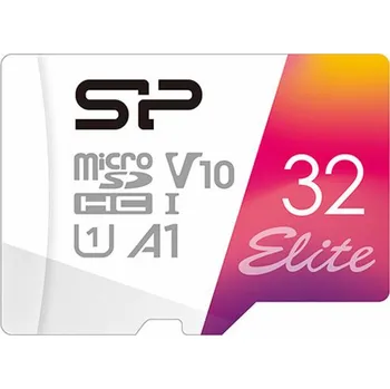 Paměťová karta Silicon Power Elite Colorful 32 GB MicroSDHC UHS-I Třída 10 (SP032GBSTHBV1V20SP)