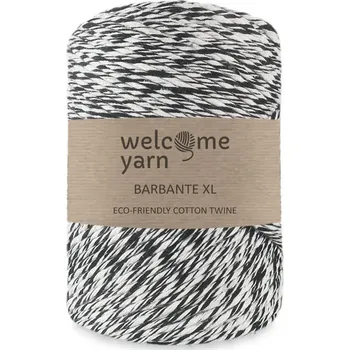 Příze Šnůrková příze Barbante M černobílá (Šnůrková příze Barbante M černobílá)