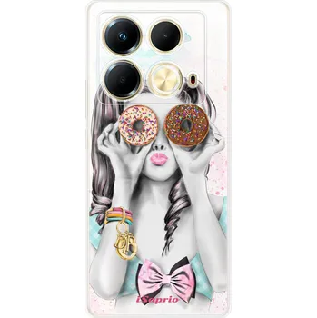 Pouzdro na mobilní telefon Odolné silikonové pouzdro iSaprio - Donuts 10 - Infinix Note 40