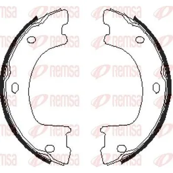 Brzdová čelist Brzdová čelist, parkovací brzda REMSA 4674.00