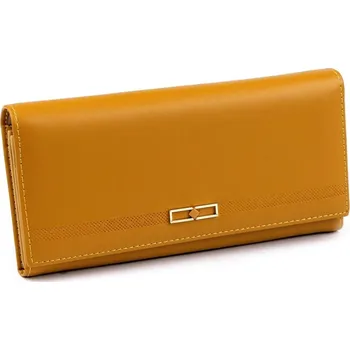 Peněženka Dámská peněženka 9,5x18,5 cm - 14 hořčicová