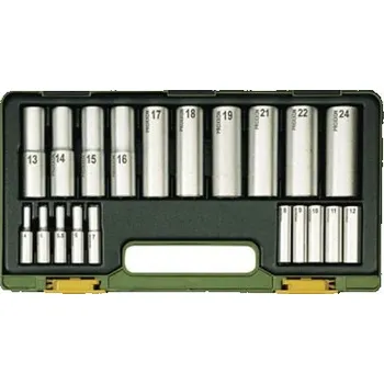 Sada nářadí Proxxon 23292 - Sada hlavic nástrčných (GOLA) 1/4" & 1/2", 20-dílná