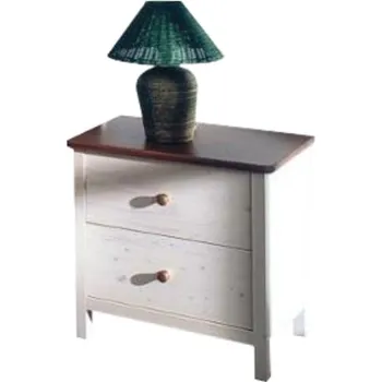 Komoda Komoda Anny II. malá Bílo-hnědá Doprava ZDARMA.