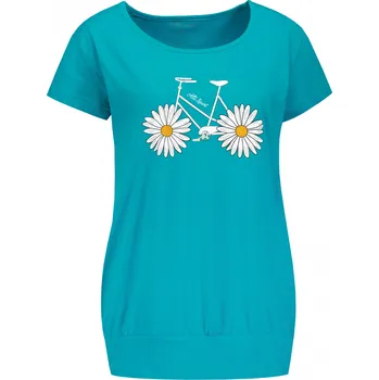 Dámské tričko Dámské triko s krátkým rukávem ALW184120 PETROLEJOVÁ S