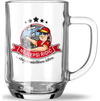 Sklenice Nekupto Hobby Dárkový půllitr - Nejlepší řidič