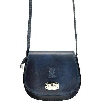 Kožená kabelka Gregorio 117 - námořnická modrá