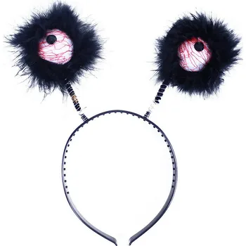 Party dekorace Čelenka tykadla čarodějnice/Halloween 2 druhy