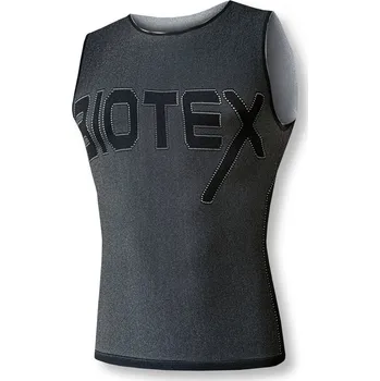 cyklistický dres BIOTEX Cyklistické triko bez rukávů - REVERSE - černá XS-M