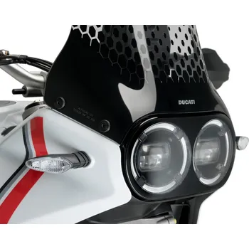 Puig Adhere Headlight Protector Ducati Desert X (22-24) Čirá (W)