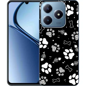 Kosmetika pro psa Gelový kryt mmCase na Realme C63 - psí tlapky