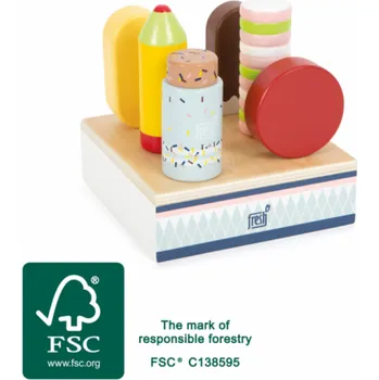 Dřevěná hračka small foot Nanuková sada Fresh