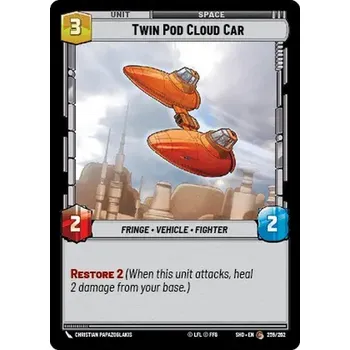 Sběratelská karetní hra Twin Pod Cloud Car 259/262 - Shadows of the Galaxy Typ karty: Foil